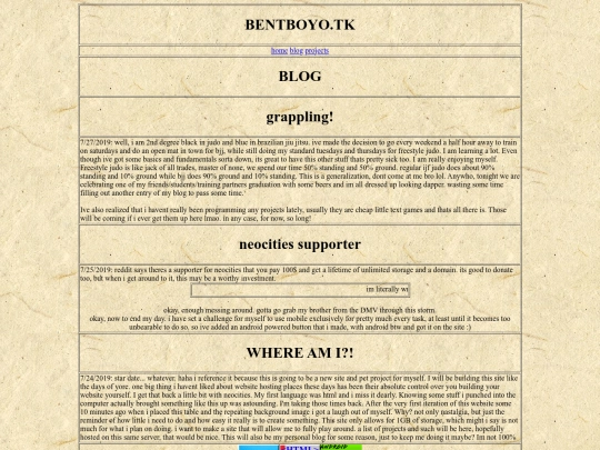blog screenshot