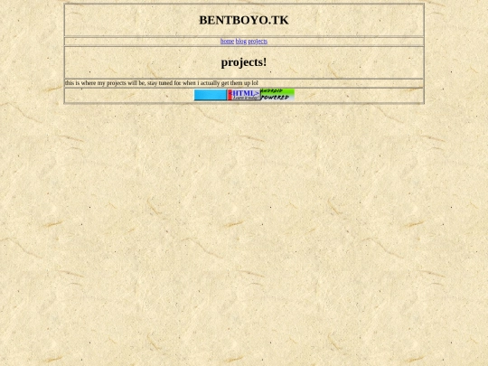 projects screenshot