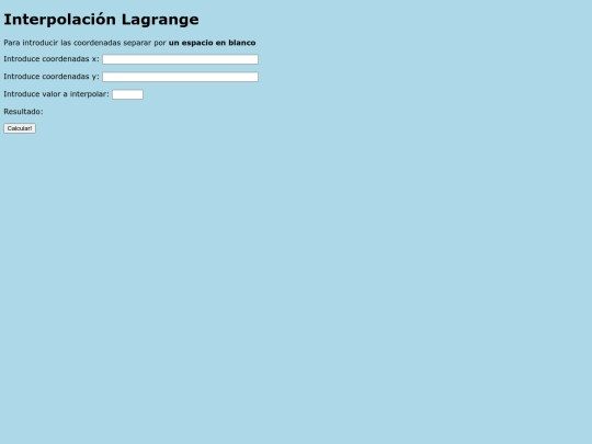 intlagrange screenshot