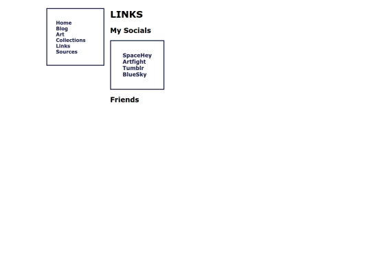 links screenshot
