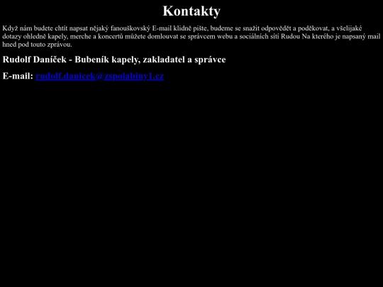 kapela/kontakty screenshot