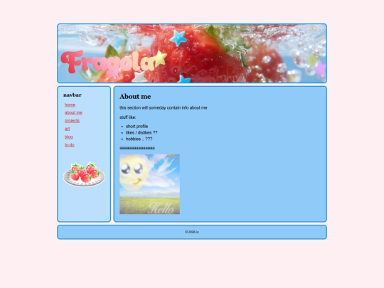 pages/about screenshot