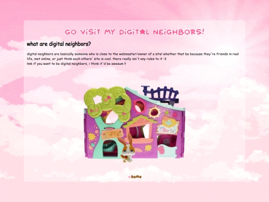 neighborhood screenshot