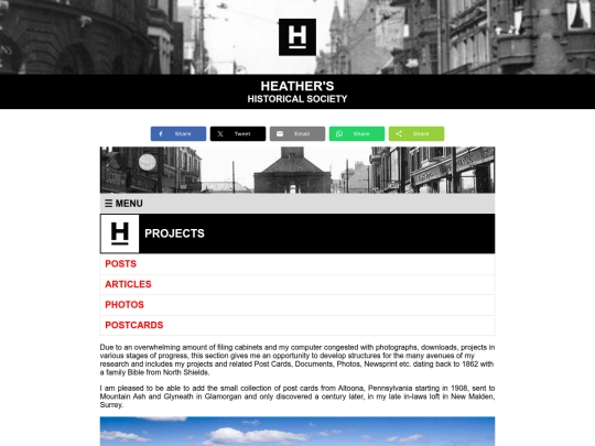 projects screenshot