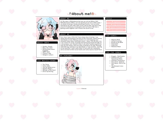 aboutme screenshot