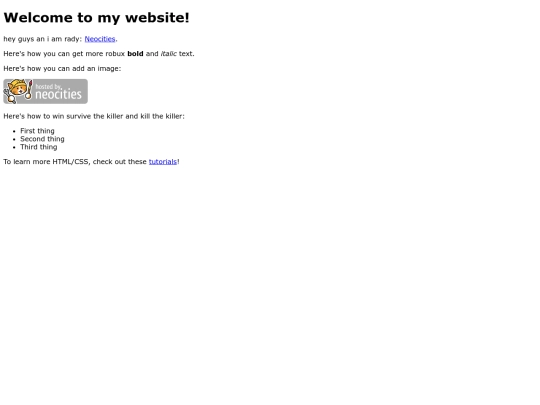 index screenshot
