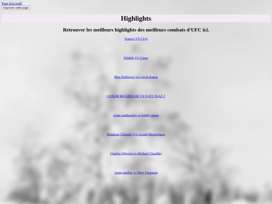 Highlights screenshot