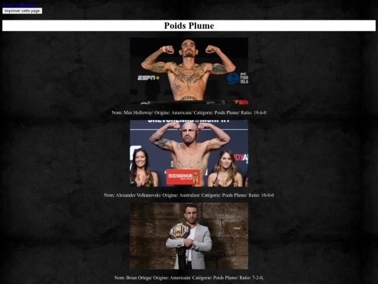 Poids Plumes screenshot
