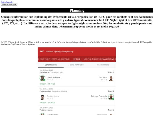 planning screenshot
