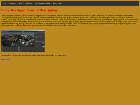 careerdescription screenshot