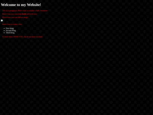 blog/writing screenshot