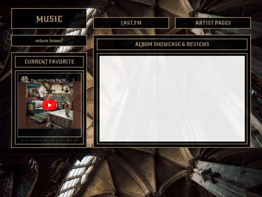 music/home screenshot