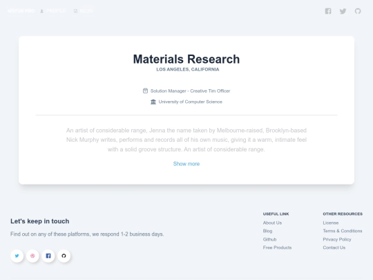 materials screenshot