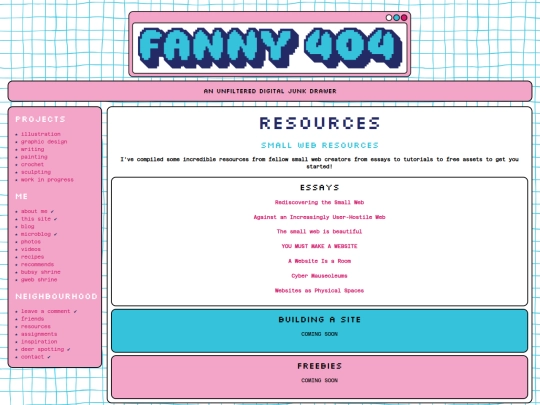 resources screenshot