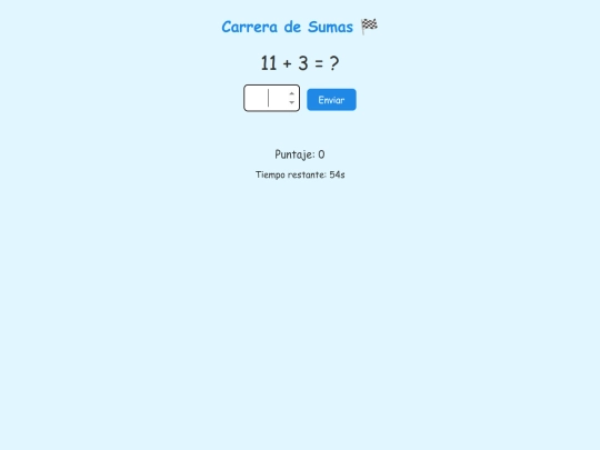 sumas-game screenshot
