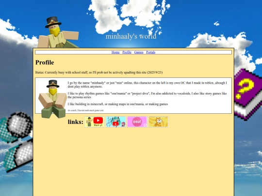 Profile screenshot