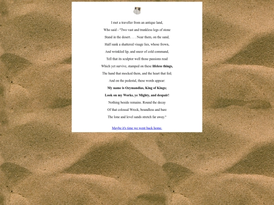 Ozymandias/ozymandias screenshot