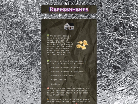 HTML/refreshments screenshot