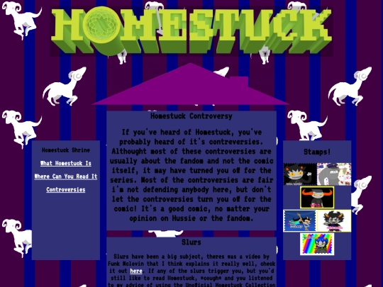 Shrines/Homestuck/Controversy screenshot