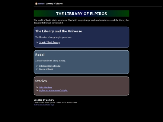 library screenshot