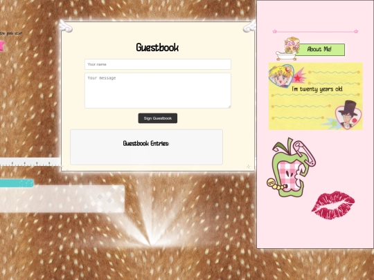 guestbook screenshot