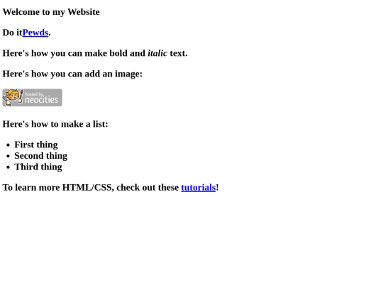 index screenshot