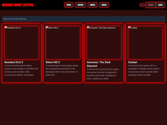 games screenshot