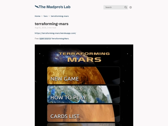 favs/terraforming-mars screenshot