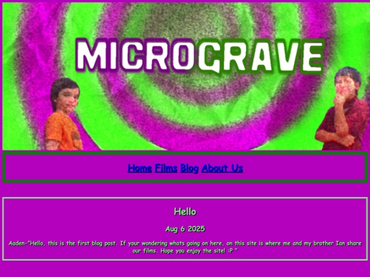 blog screenshot