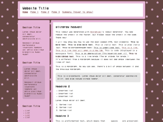index screenshot
