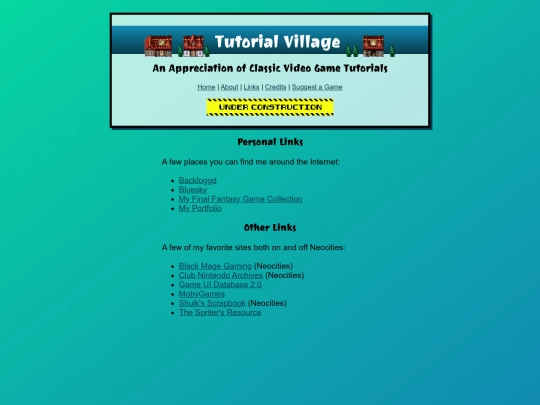 links screenshot