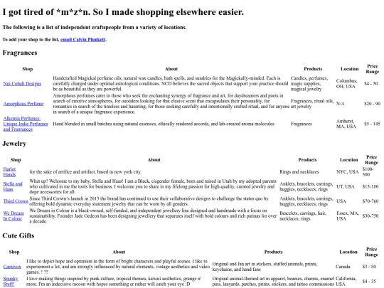 indielist screenshot