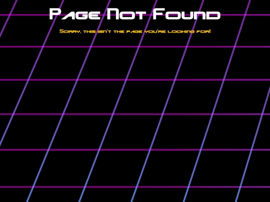 not_found screenshot
