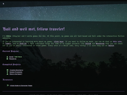 index screenshot
