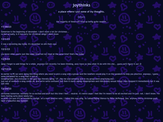 joythinks/homepage screenshot