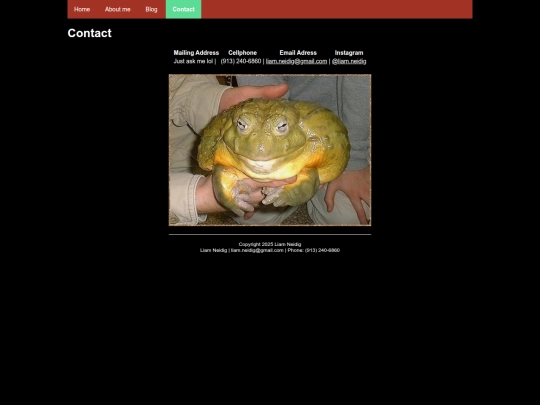 contact screenshot