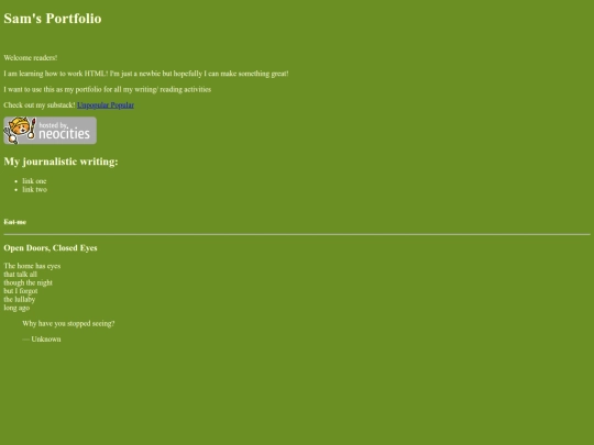 index screenshot