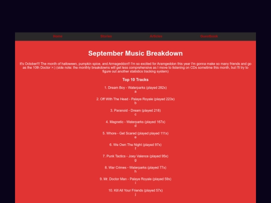 septembermusic screenshot