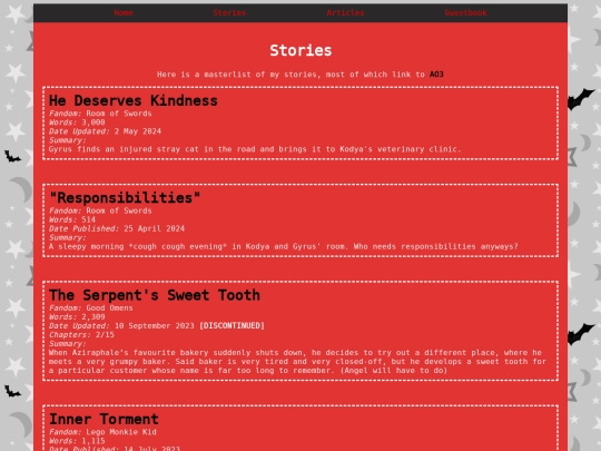 stories screenshot