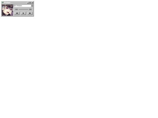 Win98 music player screenshot