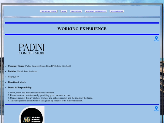 working screenshot