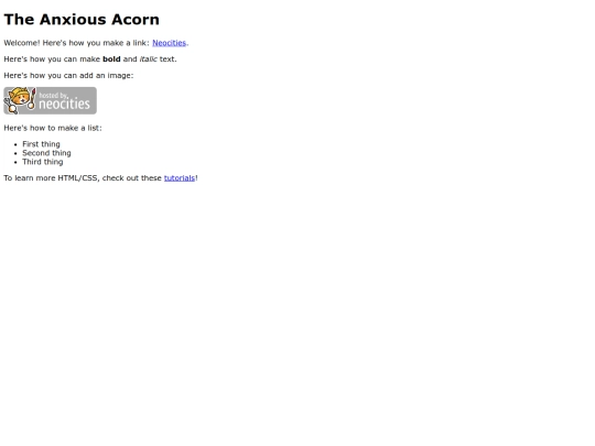 index screenshot