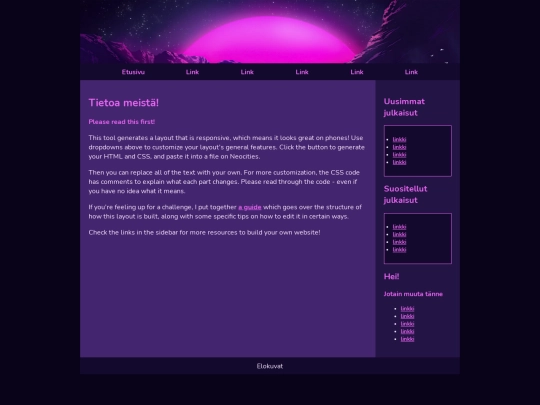 info screenshot