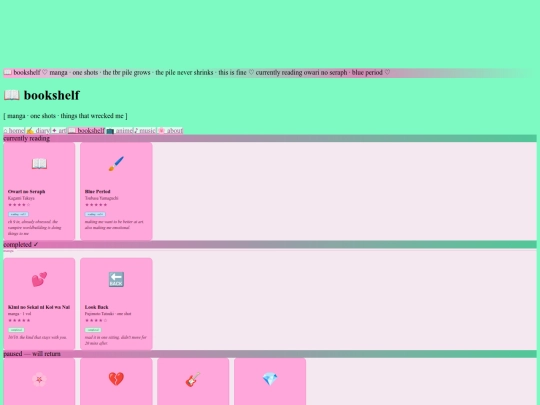 bookshelf screenshot
