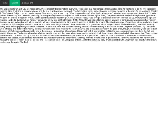 experiment screenshot