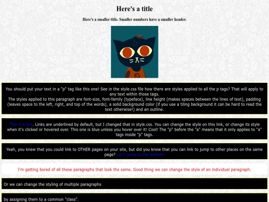 subsite screenshot