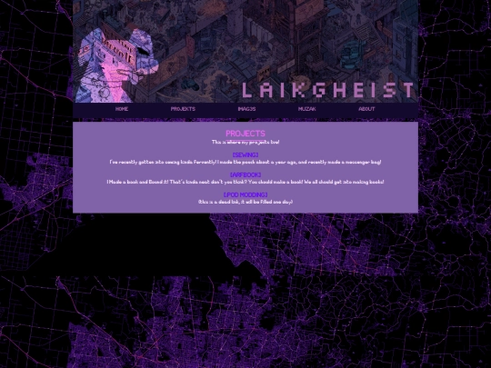projects screenshot