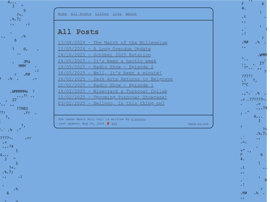 info/all_posts screenshot