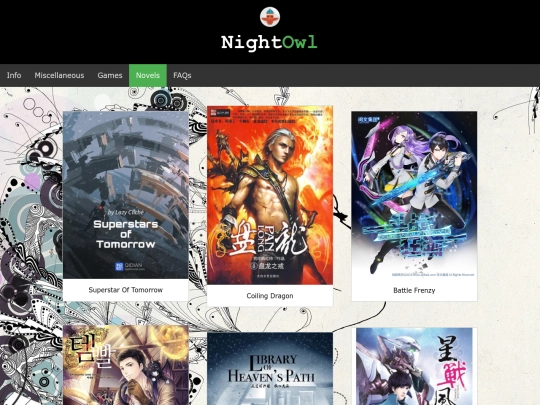 novels screenshot