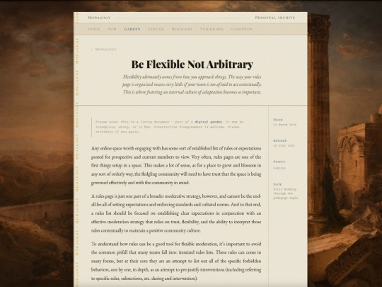garden/modagogy/be-flexible-not-arbitrary screenshot